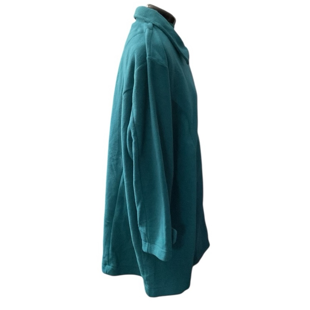 🦄 Roaman's Elegant Teal Pea Coat P:31” L:39” (SZ 30/32) - Picture 3 of 5